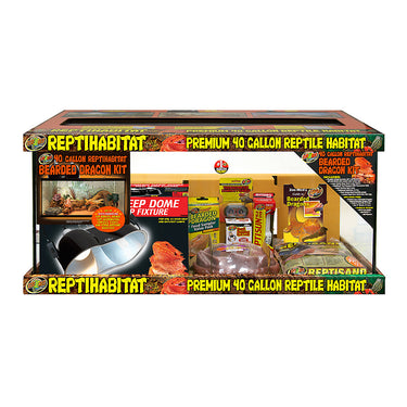 Zoo Med ReptiHabitat Bearded Dragon 40 Gallon Terrarium Kit